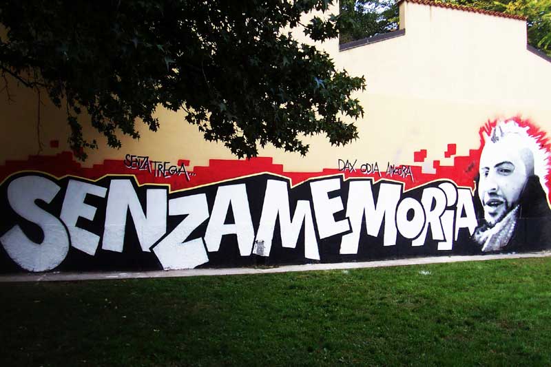 Murales per Dax e Pesce in piazza Vetra- Parco delle Basiliche – 13 ottobre 2007